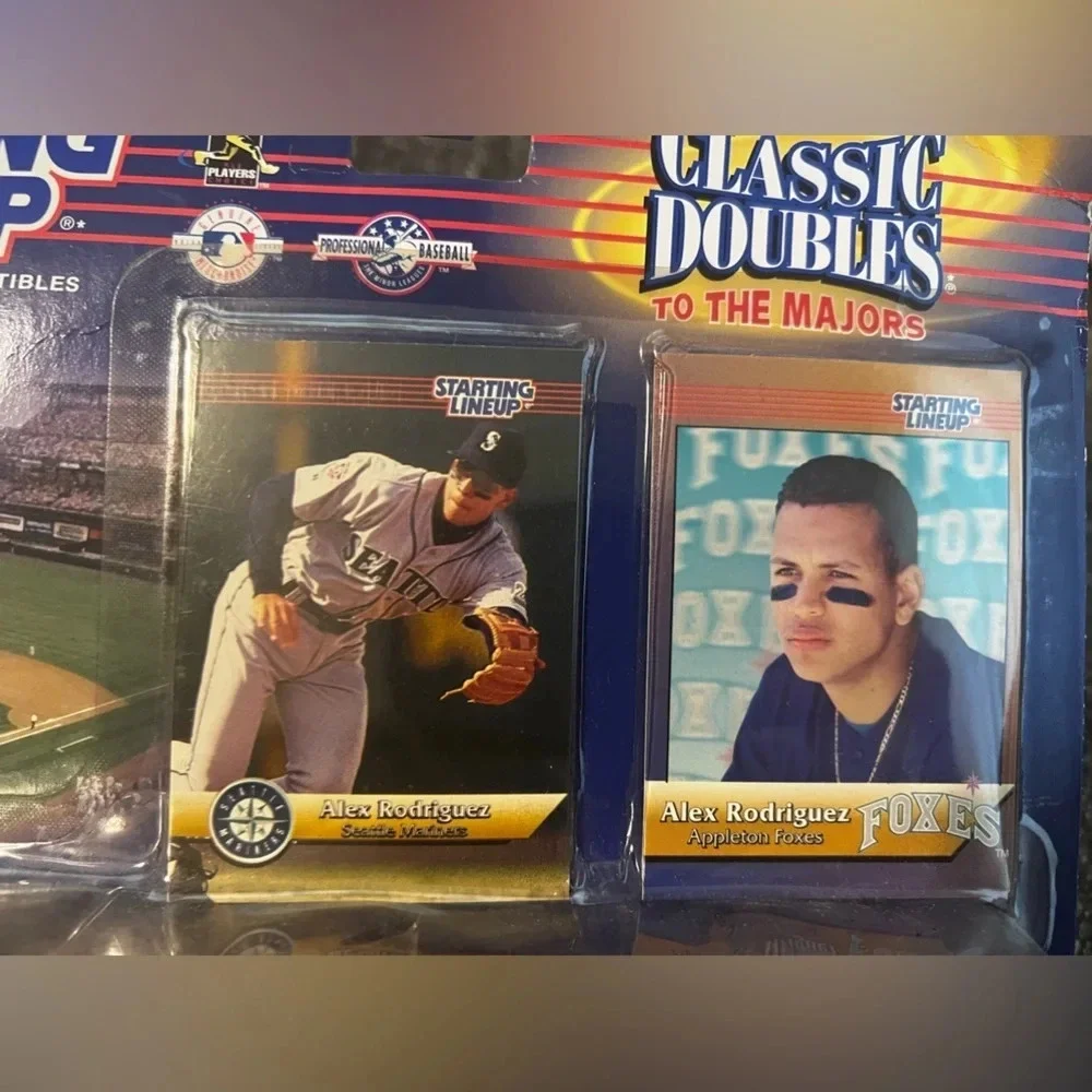 NIB 1999 Starting Lineup Alex Rodriguez Action Figures and Cards